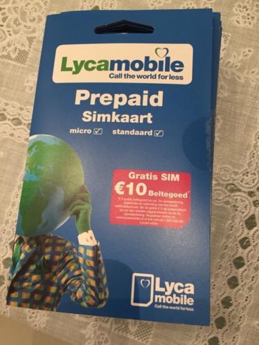 13 lyca kaartjes nieuw 