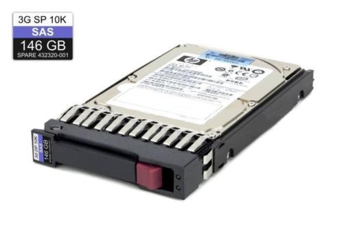 146GB SAS 10k 2,5034 spare 432320-001 garantie