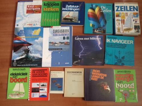 15 boeken voor de Watersport. Navigatie,Vaarbewijs,Klussen