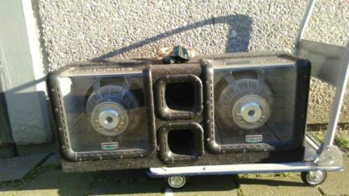 1500w 500rms dubbele subwoofer emphaser z.g.s