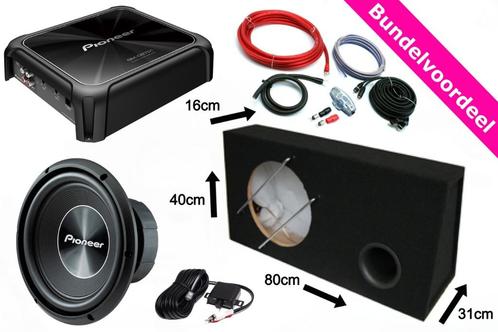 1500W Pioneer BP300D4-87-48L Bass Pakket Bundelset