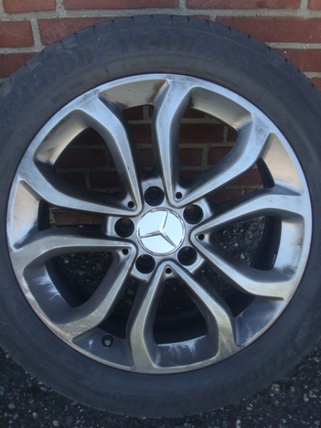 17’’Inch Originele Mercedes Avantgarde Velgen en banden Goodyear 5x112