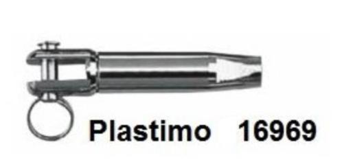16969 Plastimo Chroom stalen vork terminal 7 mm.  17,95