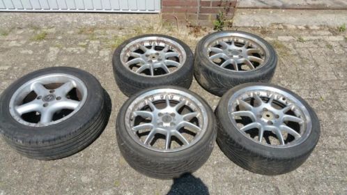 17 inch 4x100 lenso velgen honda crx delsol  gratis velg