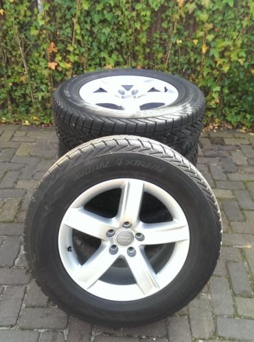 17 inch Audi originele lichtmetalen velgen met winterbanden