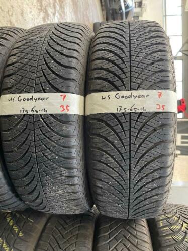 175-65-14 Goodyear ALL SEASON 7mm Incl Montage 175 65 14