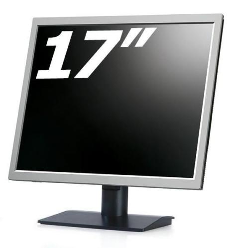 17inch LCD Silver Mixed A-brand Monitor B-Grade