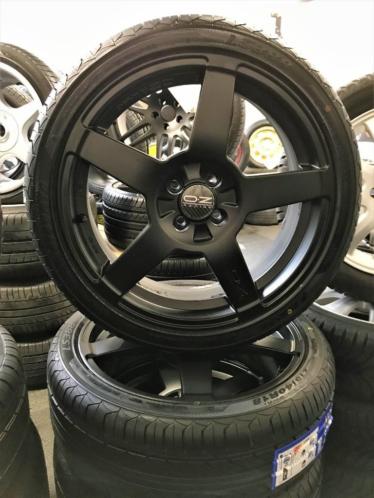 18 inch 4x100 Origineel 039039O.Z Racing039039 Mat Zwart