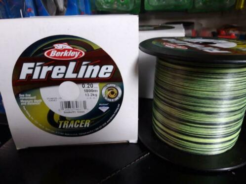 1800 meter Berkley Fireline (Fused) Tracer...0.20mm13.2k.