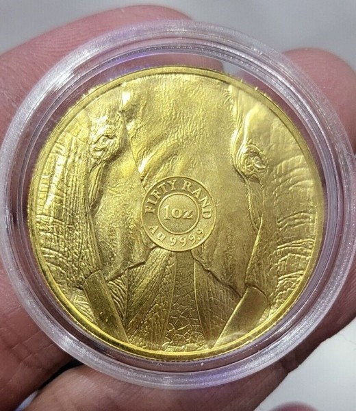 Koop 1oz Zuid-Afrikaanse gouden "Big Five Series" olifant munt.