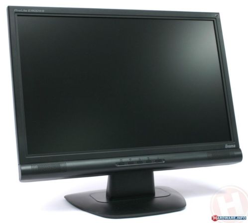 19 inch scherm, Merk Iiyama, Type ProLite E1900WS-B3
