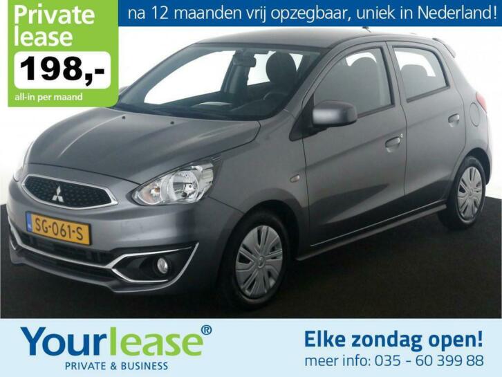 198,- Private lease  Mitsubishi Space Star Cool  Friendje