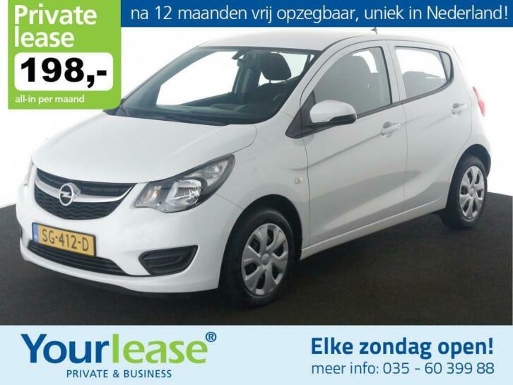 198,- Private lease  Opel Karl EcoFlex Edition  Friendje