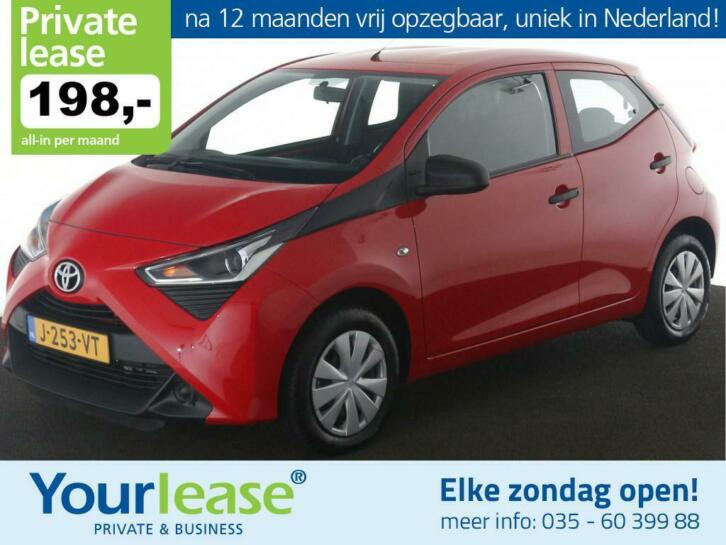 198,- Private lease  Toyota Aygo X Cool Edition  Friendje