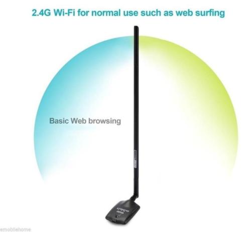 19dBi Adapter Antenne Wifi RP-SMA Wireless WLAN