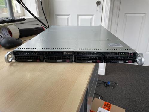 19quot SuperMicro (1U) met 2x Xeon, 128 GB RAM, 2x SSD, 2x HDD