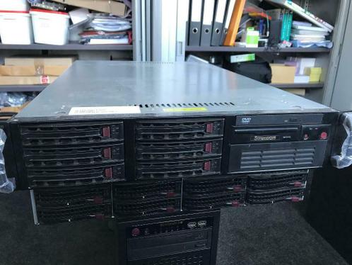 19quot SuperMicro met dual Xeon E5620, 16 GB RAM, 4x 300 GB SAS