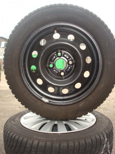 15'' inch Stalen Velgen en Banden Steek 4x100