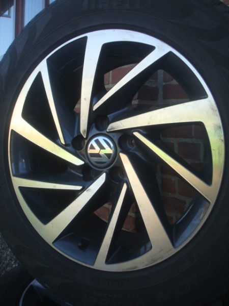 17’’Inch Originele VW Woodstock Velgen en Banden 5x112