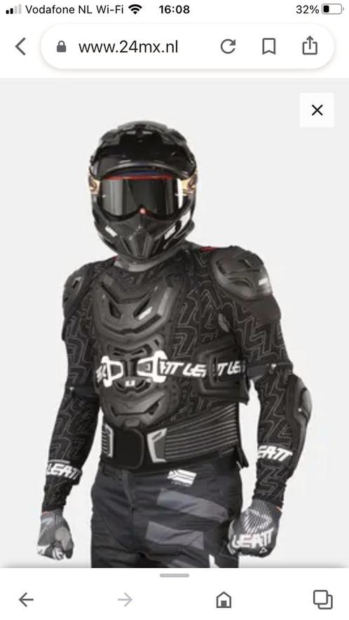 1x gebruikt maat XXL Leatt bodyprotector