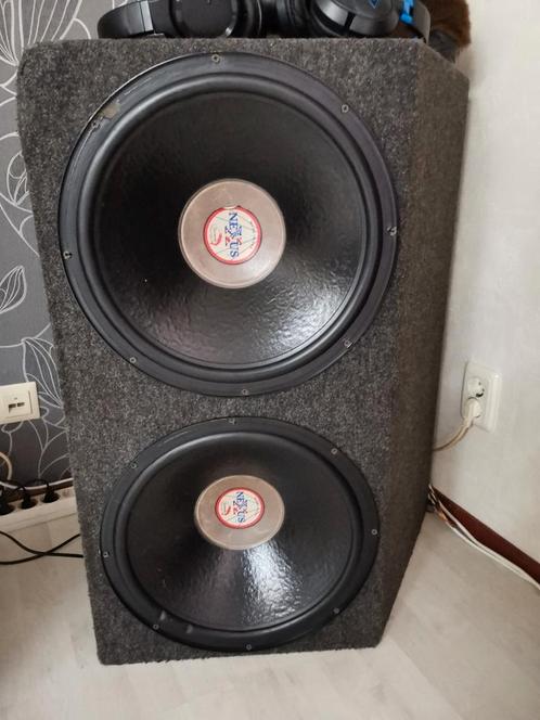 2 15 inch nexus subwoofer with box
