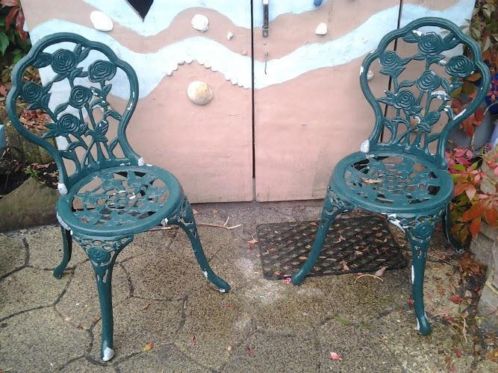 2 bistrostoelen tuinstoelen stoelen voor bistroset