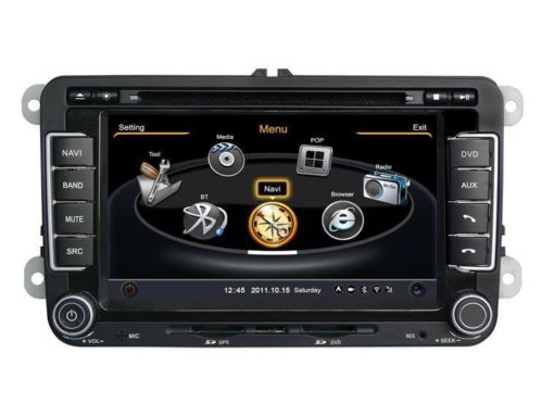2 din radio navigatie volkswagen dvd touchscreen carkit usb