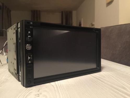 2 DIN Touch Screen met Bluetooth, GPS, DVD, USBSD, AUX,