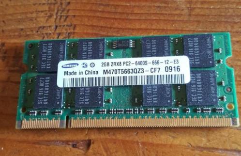 2 gigabyte Samsung DDR2 Sodim laptop geheugen