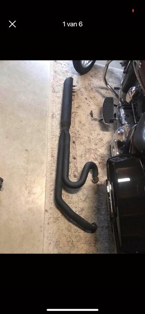 2 in 1 Harley Davidson uitlaatsysteem