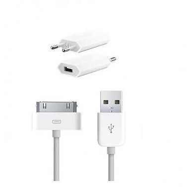 2 in 1 iPhone iPad Pakket Oplader kabel Oplaadset INCL,VZK