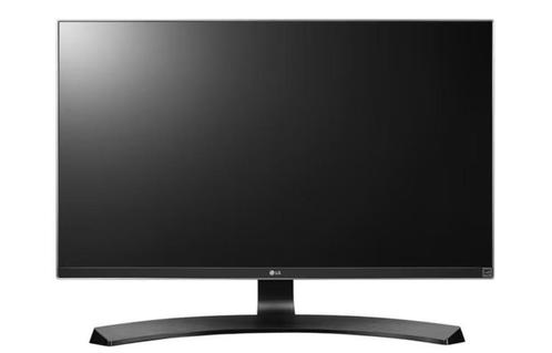 2 LG 27 inch schermen met muurbeugel voor 2 monitoren