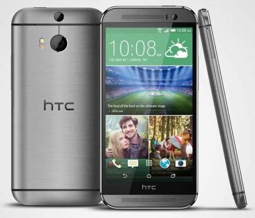 2 maand oude htc one m8s metal grey