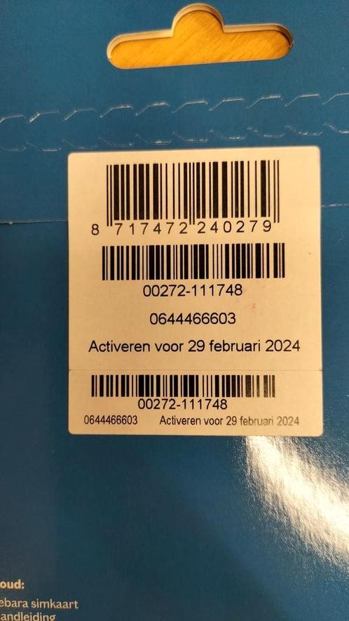 2 Mooi 06 Nummers Lebara Prepaid Samen Set Nieuw Geseald