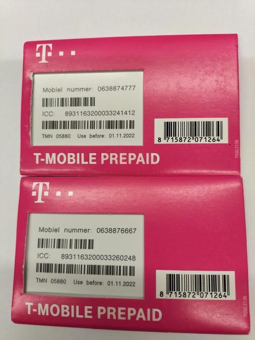 2 Mooi 06 Nummers T-Mobile Samen Set