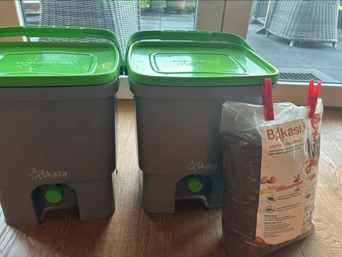 2 Organko Bokashi composteer keukenemmers