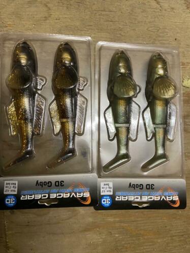 2 pakjes goby shads Savage gear 16cm