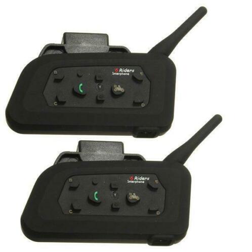 2 stks 1000 M Motorhelm Intercom Headset met