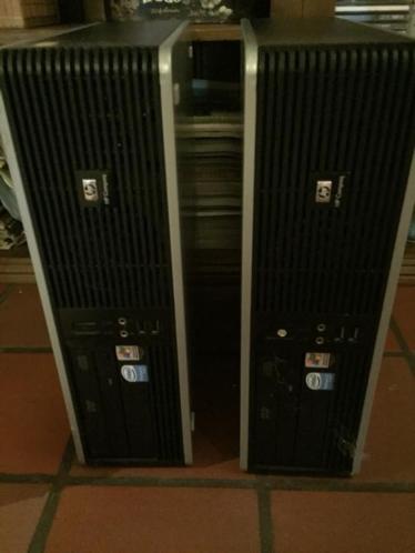 2 stuks desktops HP Pentium