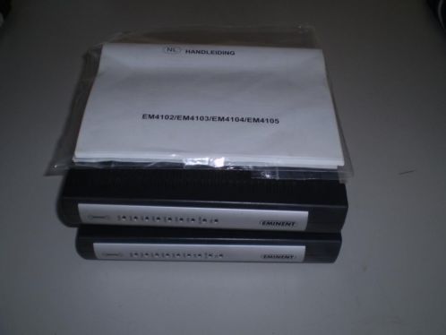 2 stuks Eminent Routers EM4105B