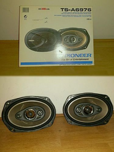 2 stuks Pioneer 4-weg 200 Watt auto speakers TS-A6976 NIEUW 