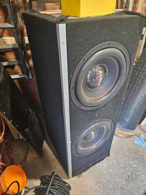 2 x 12 inch audio system 2000 rms