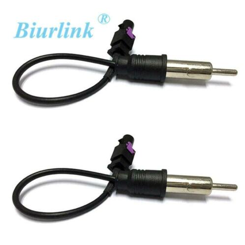 2 x Auto Radio Externe Antenne Kabel Stereo Antenne Adapter