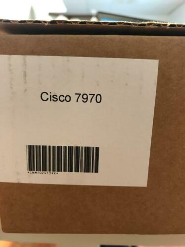 2 X Cisco 7970 nieuw plus garantie plus originele aank.nota