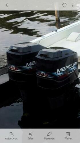 2 x MERCURY 225XL counter rotatie set compleet