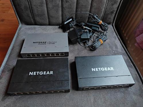 2 X Netgear GS308E en 1 x Netgear GS108E (allen managed)