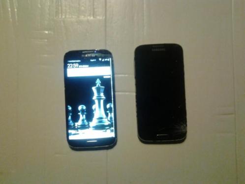 2 x samsung s4 met kapot beeldscherm