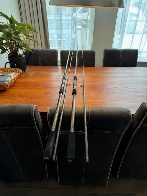 2 x sportex kingcarp 12ft en 2 lb  , alles fuji custom built