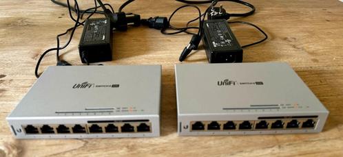 2 x Ubiquiti Uuifi switch 8 ports US-8-60W