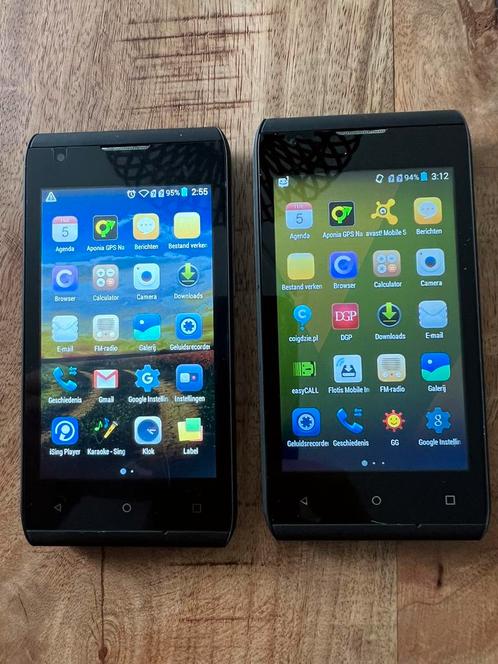 2 zgan smartphones, Vertis incl opladers